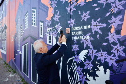 Bursa’nın turizm haritası duvarlarda canlanıyor