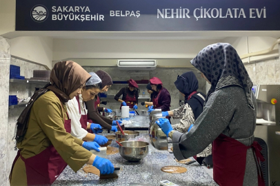 Sakarya'da kadınlara yönelik çikolata ve kahve atölyesi tamamlandı