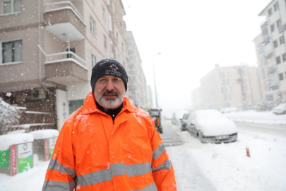 Kayseri Kocasinan'dan karla duraksız mücadele