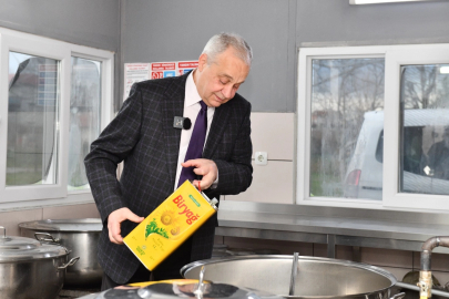 Bursa Mustafakemalpaşa'da tarladan sofraya dayanışma