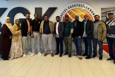 Sri Lankalı gazetecilerden KGK’ya ziyaret