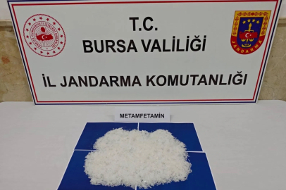 Gürsu’da uyuşturucu operasyonu... İş yerinden 1,9 kilogram metamfetamin çıktı