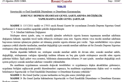 DASK’ta sistem değişti! Konut satışında mevcut poliçe sona erecek