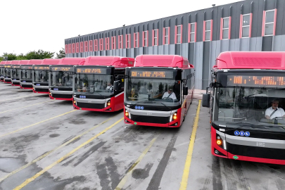 Konya'ya 10 çevreci otobüs daha filoya dahil oldu