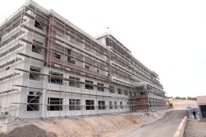 Gaziantep'te yapımı süren Yaş Bakım ve Rehabilitasyon Merkezi’ne ziyaret